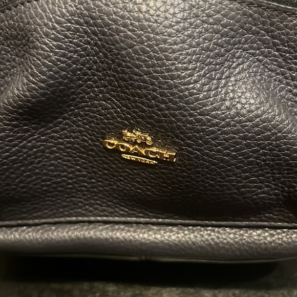 Coach Mini Navy Leather Charlie Backpack - Picture 2 of 8